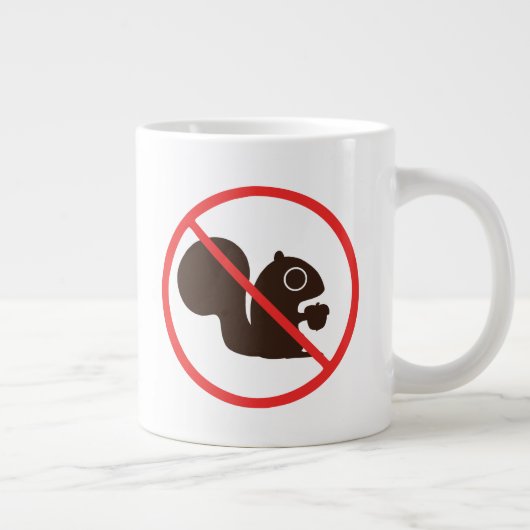 Keine Eichhörnchen | Eichhörnchen Jumbo-Tasse (Rechts)