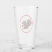 Keine Eichhörnchen Glas (Rückseite)