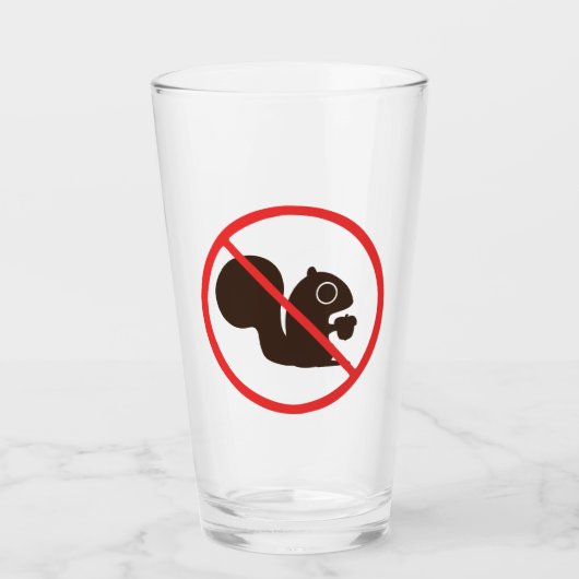 Keine Eichhörnchen Glas (Vorderseite)