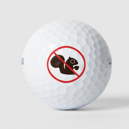 Keine Eichhörnchen Golfball (Vorderseite)