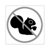 Keine Eichhörnchen Gummistempel (Prägung)