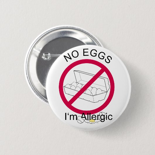 Keine Eier Button (Vorne & Hinten)