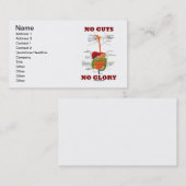 Keine Eingeweide kein Ruhm Visitenkarte (Vorne/Hinten)