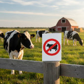 Keine Einladung für Rindfleisch