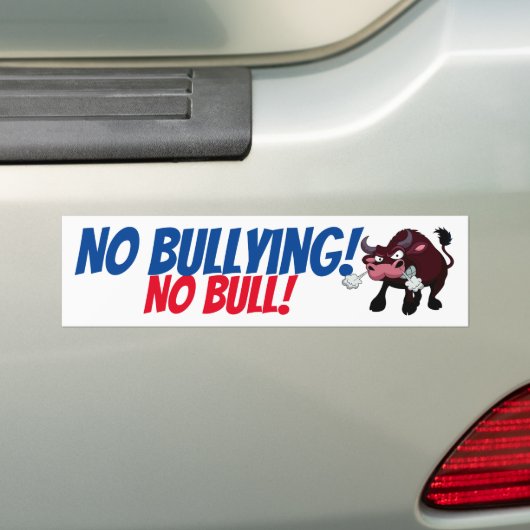 KEINE Einschüchterung! KEIN BULL! Autoaufkleber (Auf Auto)