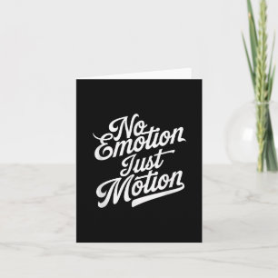 Keine Emotion nur Motivation Fortschritt _— Karte