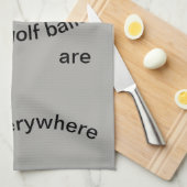 Keine Enten......... Golfplätze Geschirrtuch (Viertel Falte)