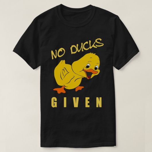 Keine Enten mit Funny Duck T-Shirt (Design vorne)