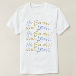 Keine Entschuldigung für den Missbrauch Männerunte T-Shirt