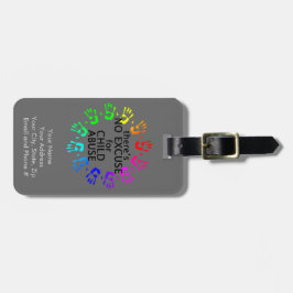 Keine Entschuldigung für Kindesmissbrauch Gepäckanhänger