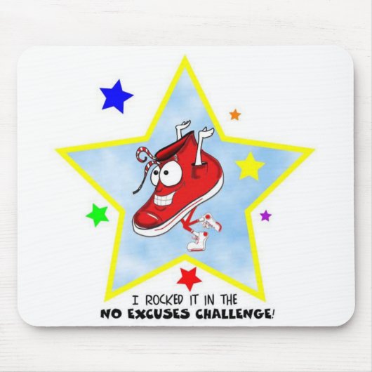 KEINE ENTSCHULDIGUNGEN Herausforderung Mousepad (Vorne)