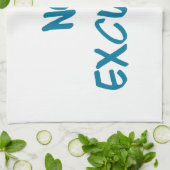 Keine Entschuldigungenmotivierend Handtuch (Gefaltet)