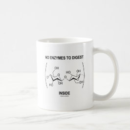 Keine Enzyme, zum nach innen zu verdauen Kaffeetasse