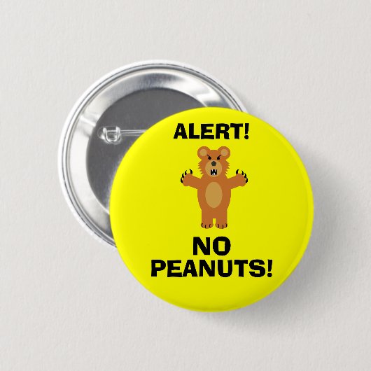 KEINE ERDNÜSSE! BUTTON (Vorne & Hinten)