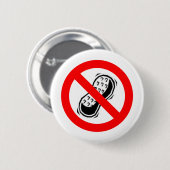 Keine Erdnüsse Button (Vorne & Hinten)