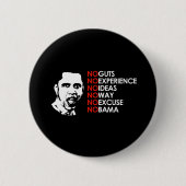 KEINE ERFAHRUNG, KEIN OBAMA BUTTON (Vorderseite)