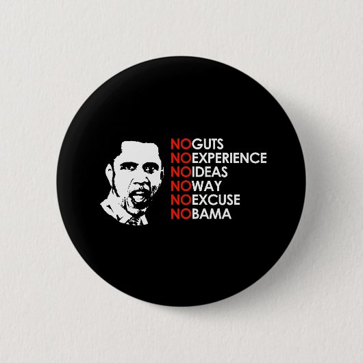 KEINE ERFAHRUNG, KEIN OBAMA BUTTON (Vorderseite)