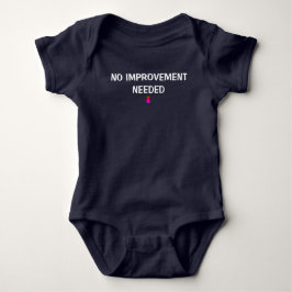 Keine erforderlichen weißen Buchstaben der Baby Strampler