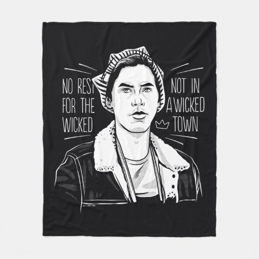 Keine Erholung Fleecedecke (Vorderseite)