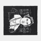 Keine Erholung Fleecedecke (Vorderseite (Horizontal))