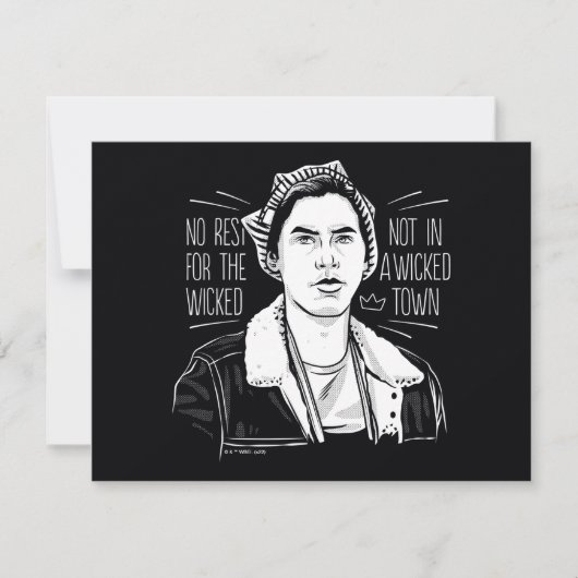 Keine Erholung für die Wackeln Mitteilungskarte (Vorderseite)