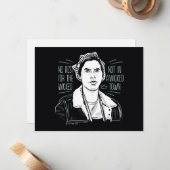 Keine Erholung für die Wackeln Mitteilungskarte (Vorderseite/Rückseite Beispiel)