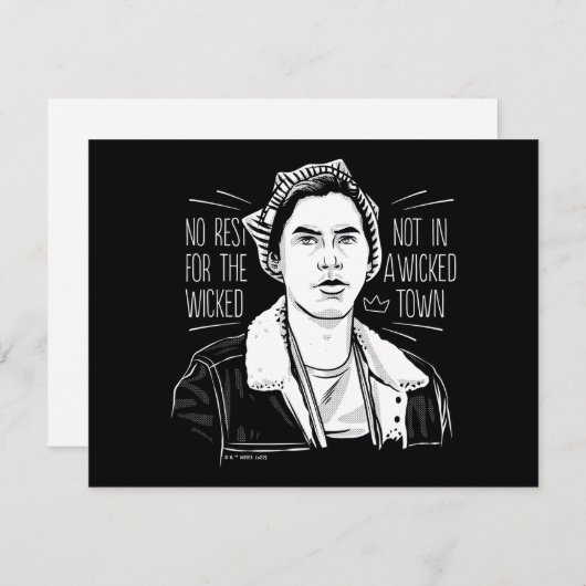 Keine Erholung für die Wackeln Mitteilungskarte (Vorne/Hinten)