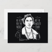 Keine Erholung für die Wackeln Postkarte (Vorne/Hinten)