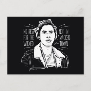 Keine Erholung für die Wackeln Postkarte