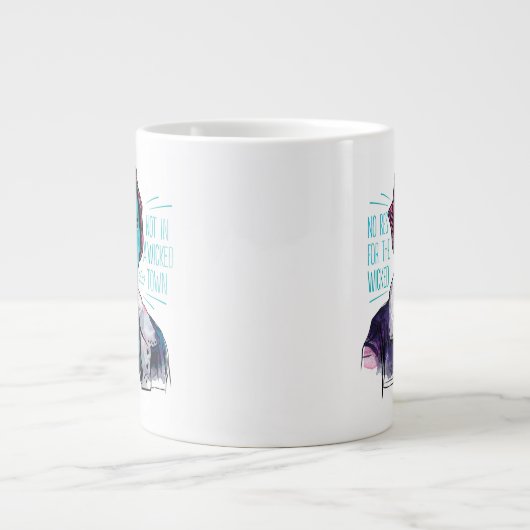 Keine Erholung Jumbo-Tasse (Vorderseite)