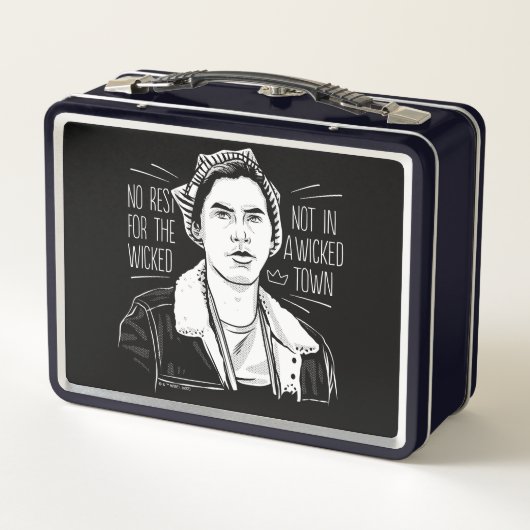 Keine Erholung Metall Brotdose (Rückseite)