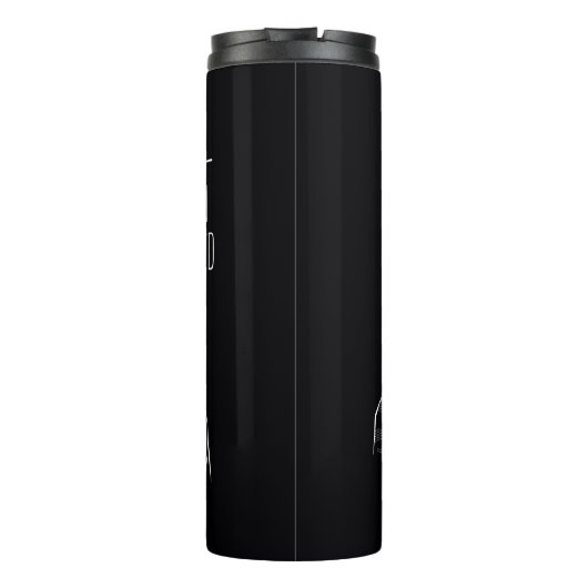 Keine Erholung Thermosbecher (Rückseite)