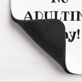 Keine Erwachsene heute Funny Giraffe Mousepad (Ecke)