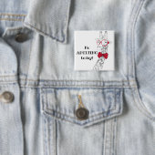 Keine Erwachsene heute Hipster Giraffe Button (Beispiel)
