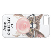 Keine erwachsene Katze heute lustig Case-Mate iPhone Hülle (Rückseite (Horizontal))