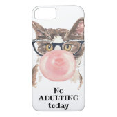 Keine erwachsene Katze heute lustig Case-Mate iPhone Hülle (Rückseite)