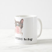Keine erwachsene Katze heute lustig Kaffeetasse (VorderseiteRechts)