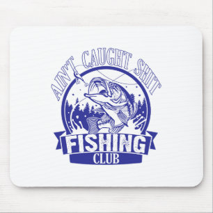 Keine erwachsene Sprache gefangen Fishing Humor Mousepad