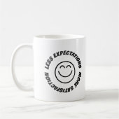 Keine Erwartungen Kaffeetasse (Links)