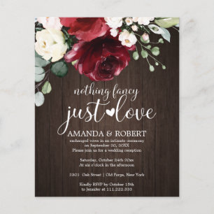 Keine Extravagante billige rustikale Hochzeitseinl
