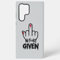 Keine F***s gegeben" Minimalistischer Mittelfinger
