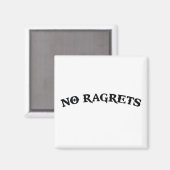 Keine falschen rot Bedauern Tattoo Magnet (Vorderseite/Rückseite)