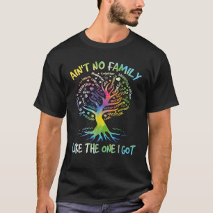 Keine Familie ist wie die, die ich habe, passende T-Shirt