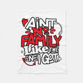 Keine Familie wie die, die ich Got habe, die Famil Fleecedecke