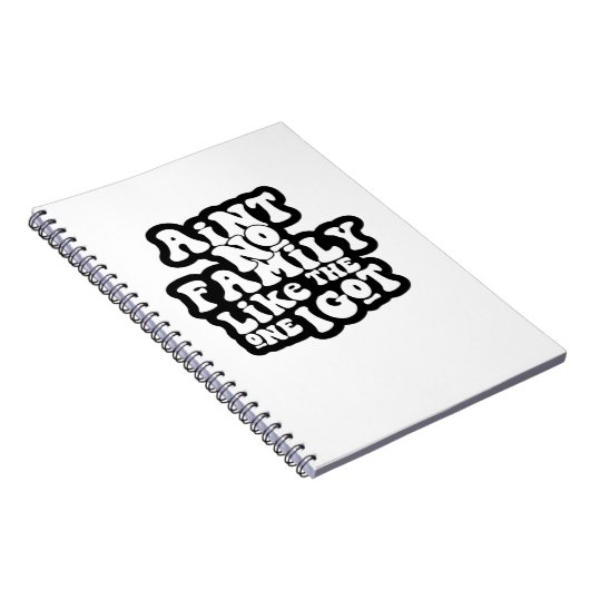 Keine Familie wie die, die ich Got habe Notizblock (Rechte Seite)