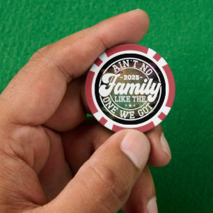 Keine Familie wie Spaß Spaß Geburtstagsparty Cool Pokerchips