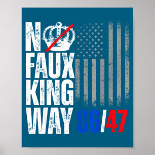 Keine Faux King Way 86 Illustration Poster