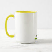 Keine Favoriten Gelbe 15 oz Combo-Tasse Tasse (Links)