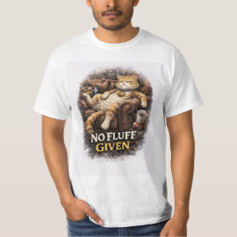 Keine Faxen gegeben Lustiges Faules Katze T-Shirt 