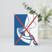 Keine Feet-Waschen im Sink-Zeichen, Thailand Postkarte (Stehend Vorderseite)